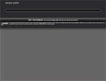 Tablet Screenshot of oeye.com